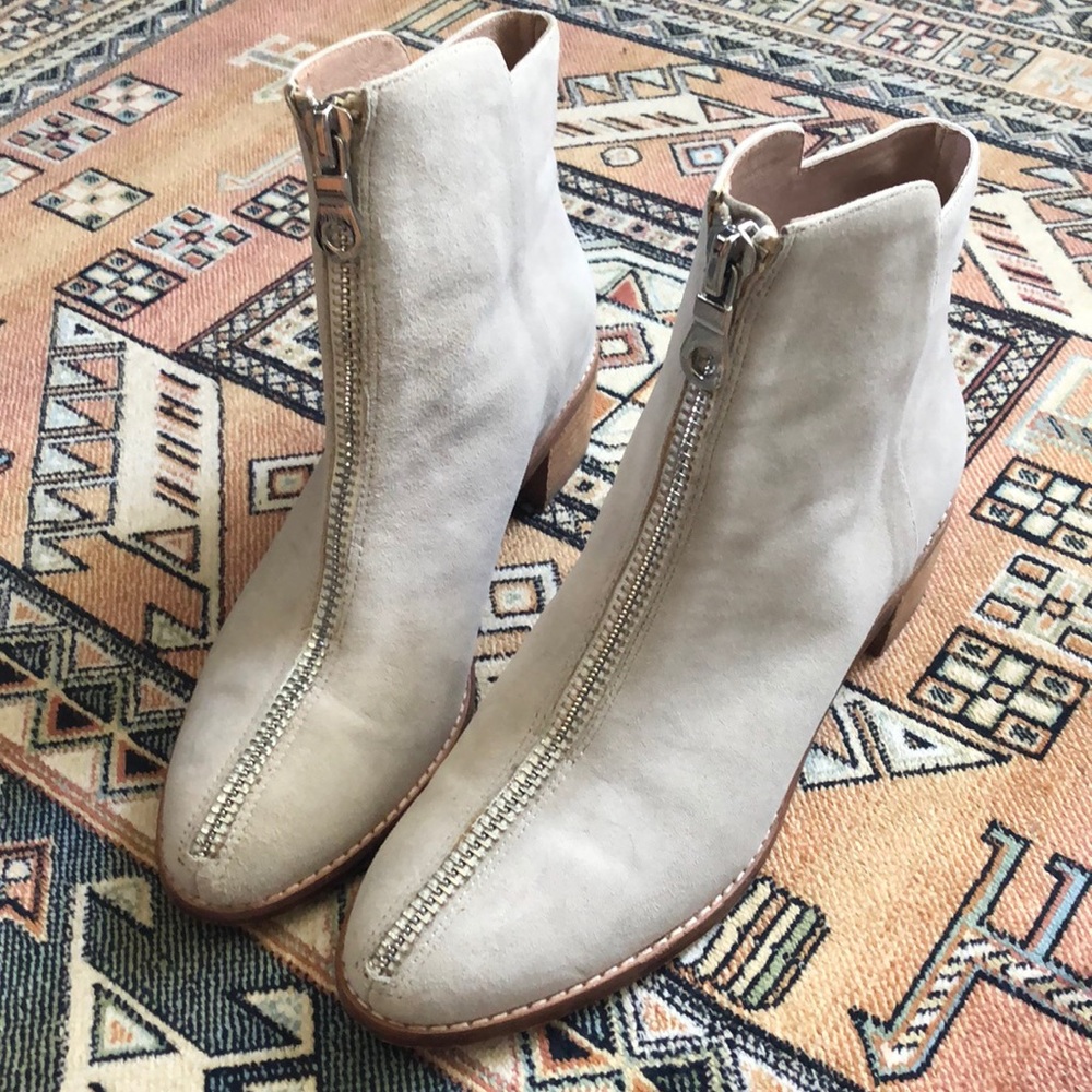 Suede booties